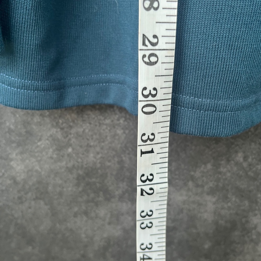 Withernot Mens Long Sleeve Rugby Shirt Blue Orange Striped Size L Heritage - Picture 6 of 7
